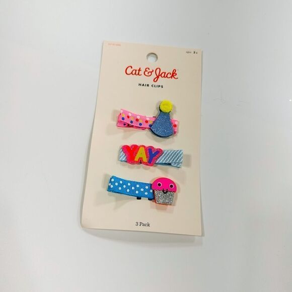 Birthday party favor hair bow bundle of 10 - cat and Jack bows - Picture 1 of 3